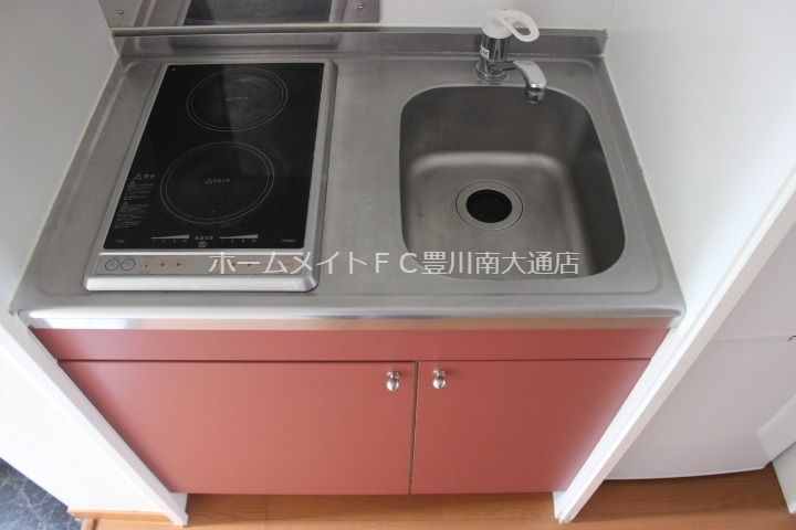 レオパレスディアコートA102のキッチン