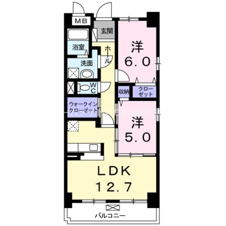 ビーハイヴの間取り