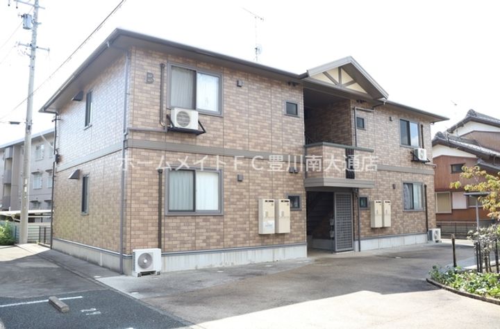 愛知県豊川市御津町西方梨野(アパート)の賃貸物件102の外観