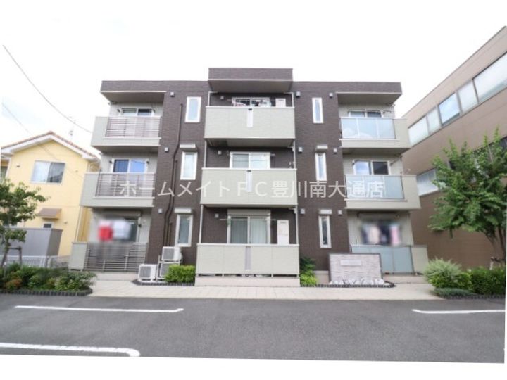 愛知県豊川市小桜町(アパート)の賃貸物件303の外観