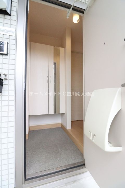 愛知県豊川市古宿町市道(アパート)の賃貸物件102の玄関