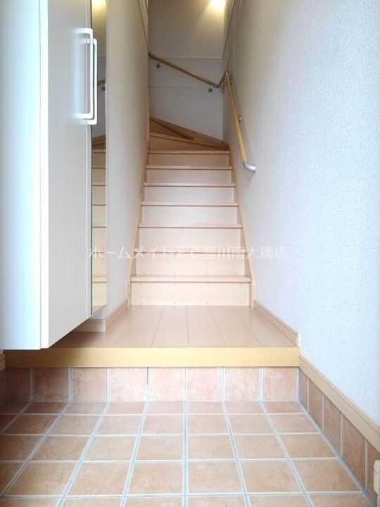 プロムナード郷中Bの玄関