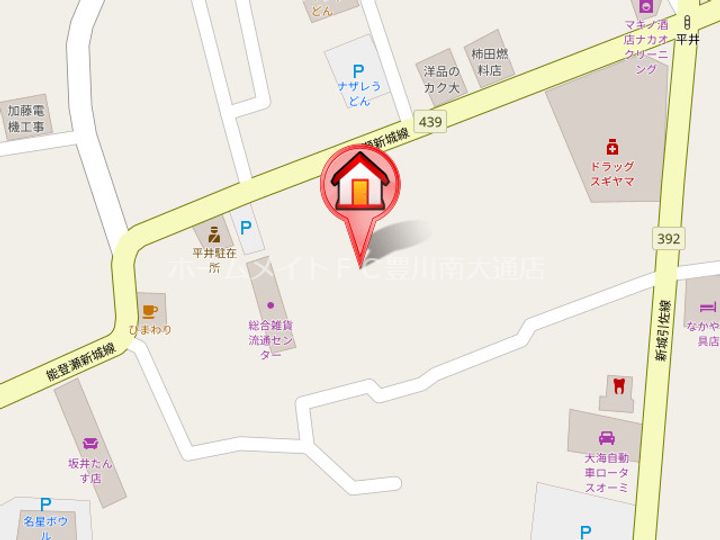 愛知県新城市平井字原(アパート)の賃貸物件207の地図