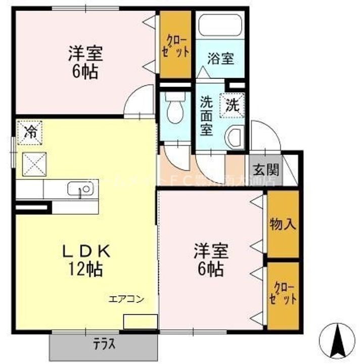 ディゴス八幡の間取り