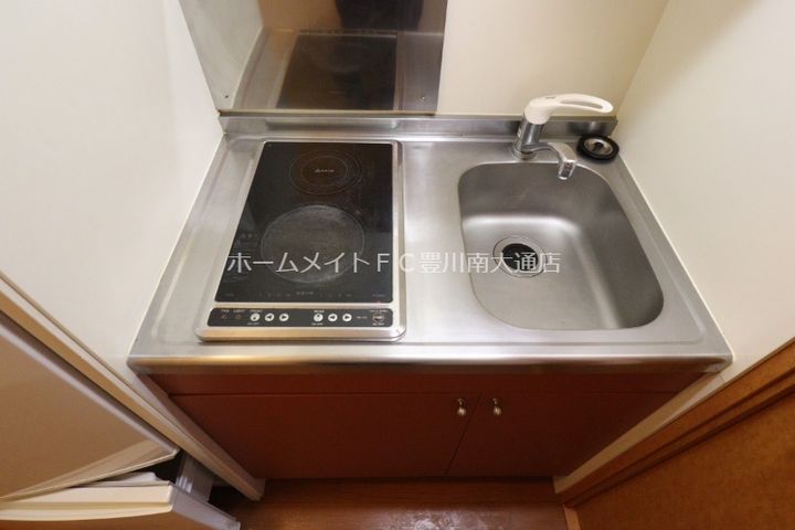 愛知県豊川市宿町小山(アパート)の賃貸物件201のキッチン