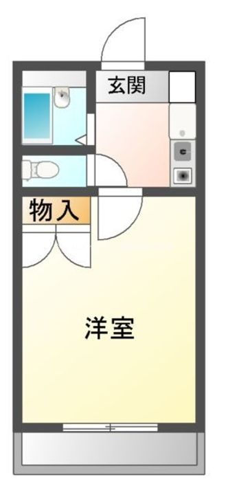 愛知県豊川市谷川町天王(アパート)の賃貸物件104の間取り