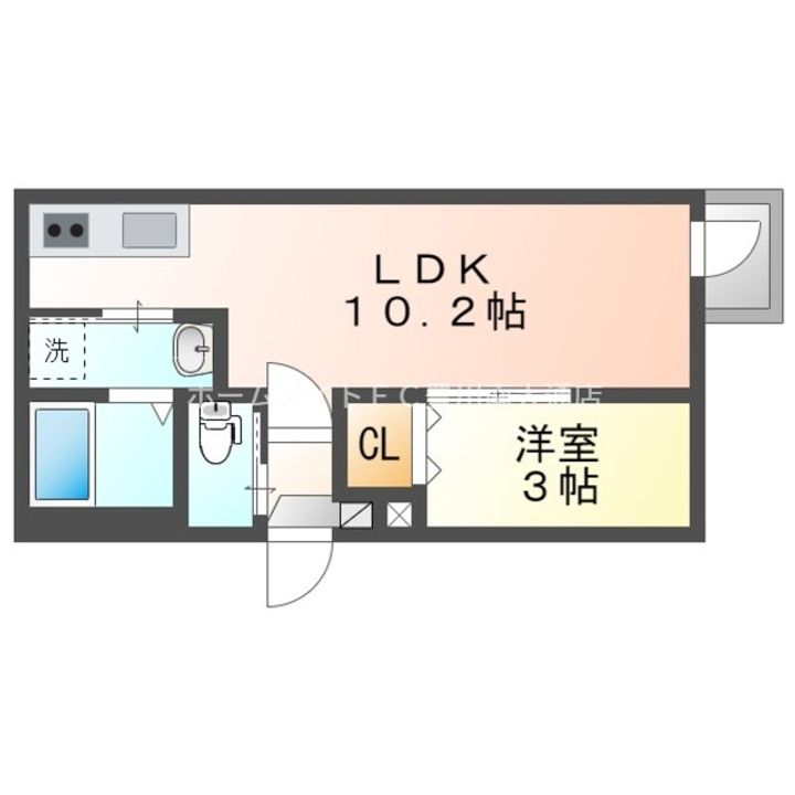 Warren shirotori Ⅰの間取り