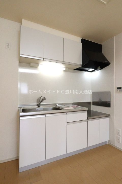 愛知県豊川市御油町一重薮(アパート)の賃貸物件のキッチン