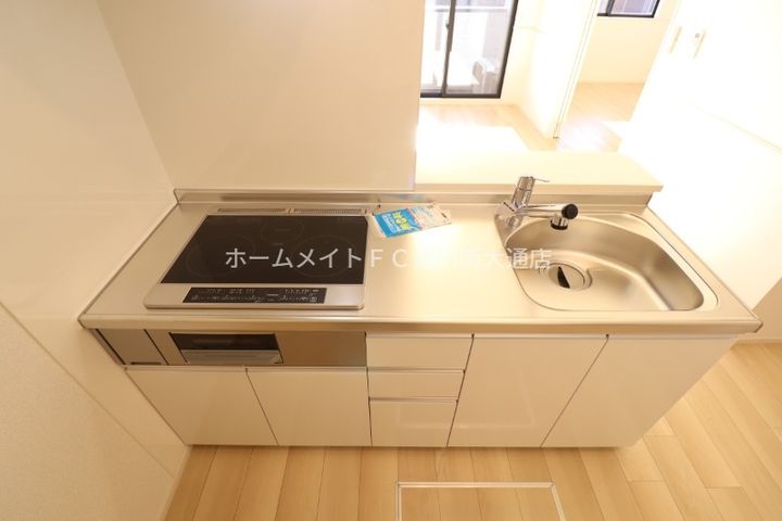 愛知県豊川市平井町東野地(アパート)の賃貸物件のキッチン