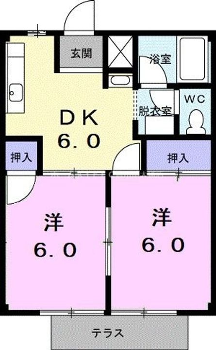 シティハイツ峰の間取り