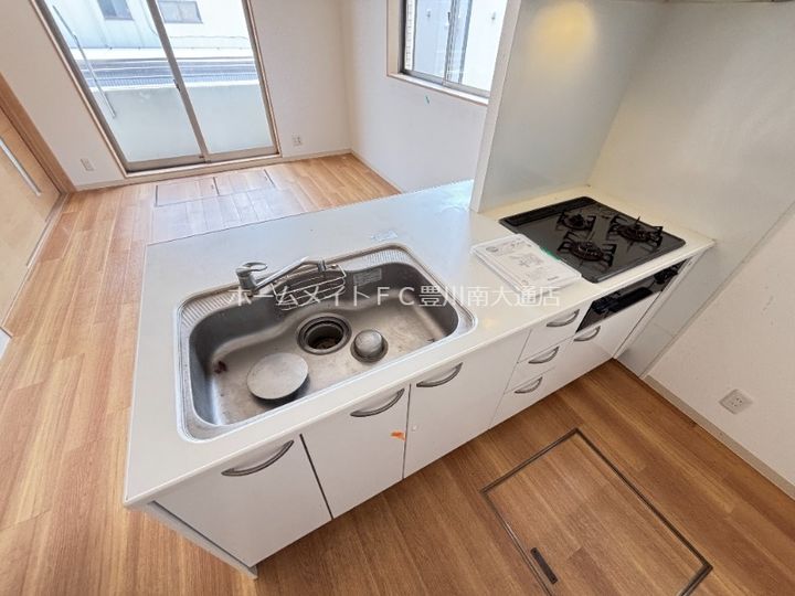 愛知県豊川市金屋町(マンション)の賃貸物件201のキッチン