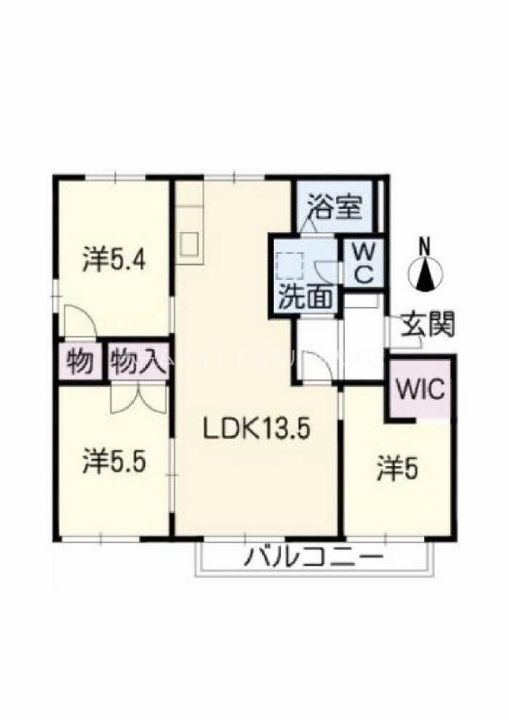 エステート21の間取り