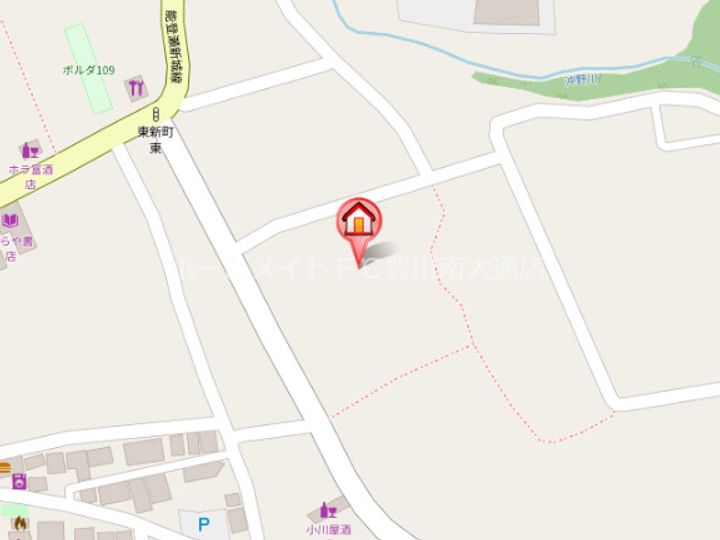フレグランスOKINO B202の地図
