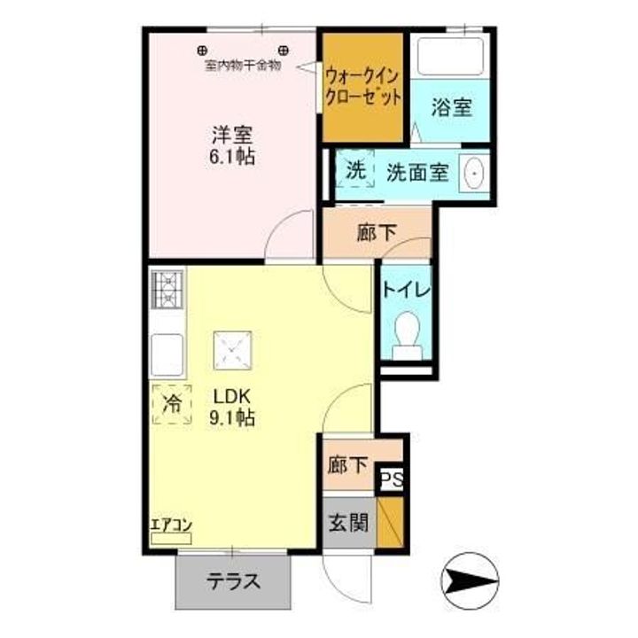 アップルハイツⅡの間取り