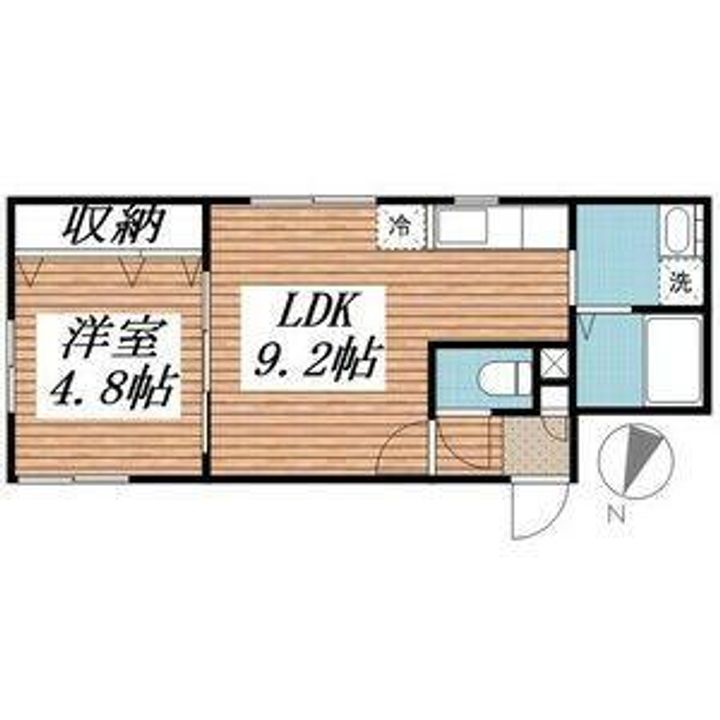 北海道札幌市手稲区手稲本町二条3丁目の賃貸マンションの間取り