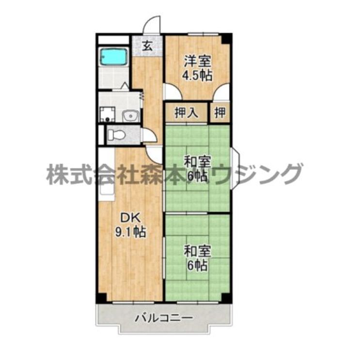 PLUM CITY RESIDENCE NEYAGAWA 403の間取り