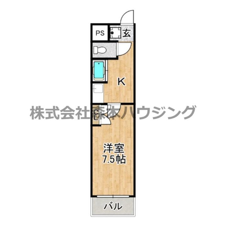 グレイス門真南 303の間取り