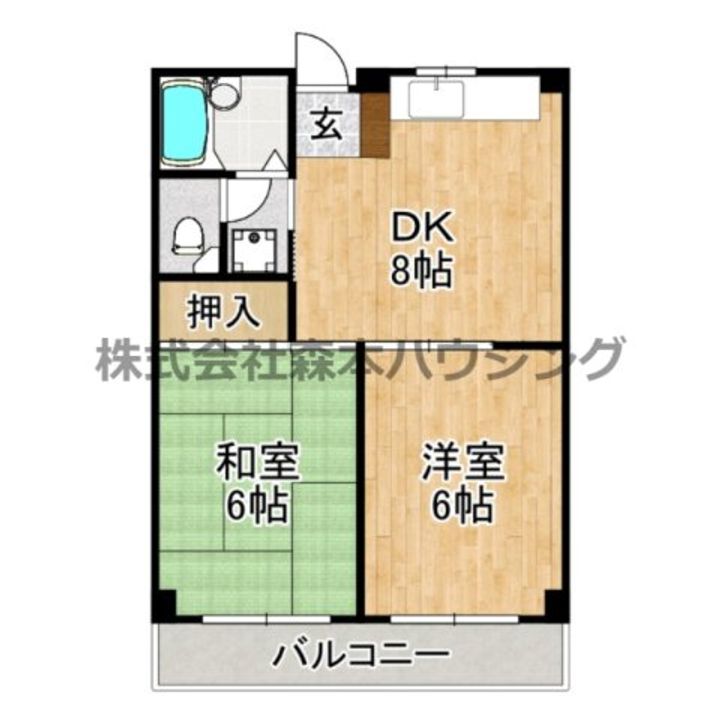 GM藤田町EAST 304の間取り