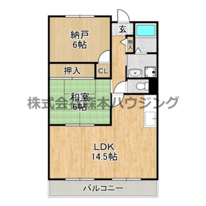 ヴィオラアトリオ 102の間取り