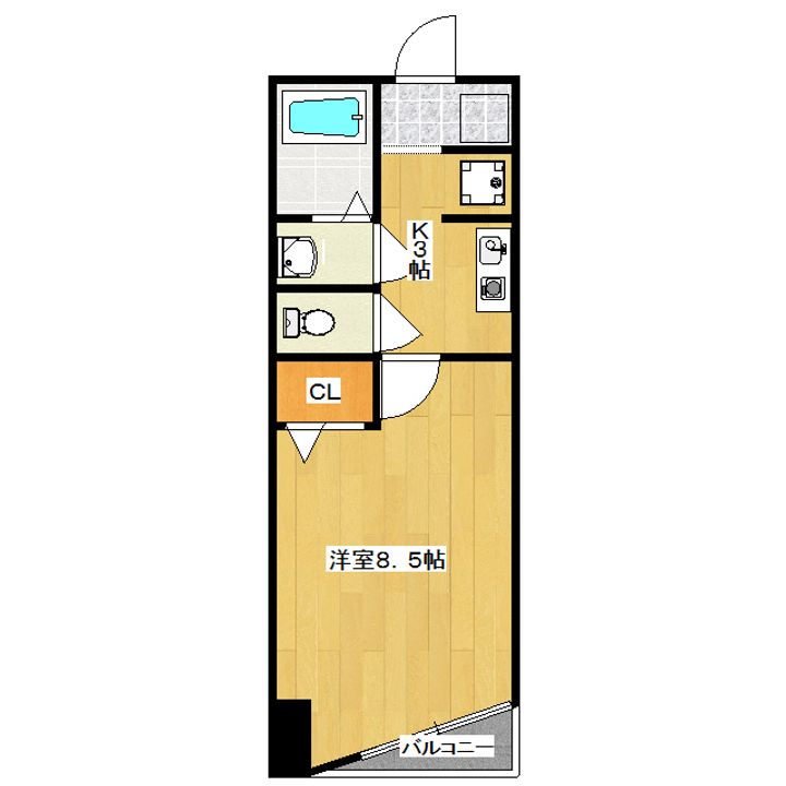 シャトーボヌールの間取り