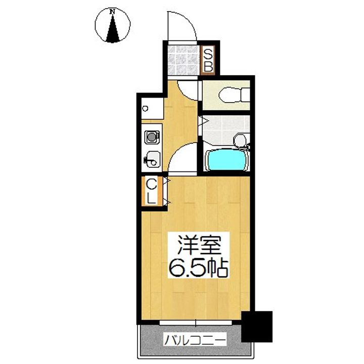リーガル京都河原町の間取り