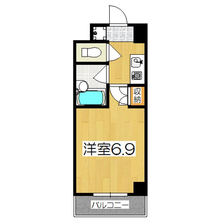 サンシティ四条西洞院の間取り