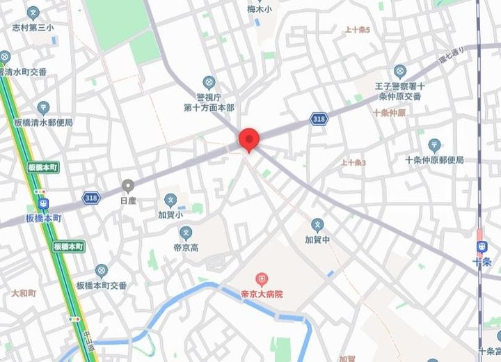 第10オカダビル401の地図