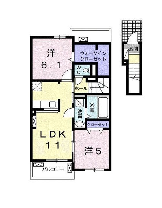 メゾン・ド・G Ⅰの間取り