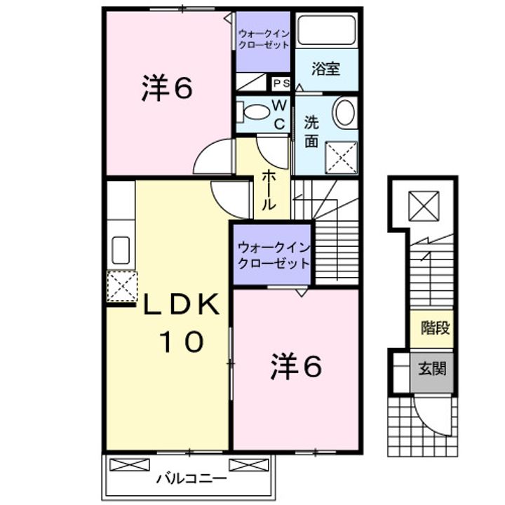 駅通りハイツの間取り