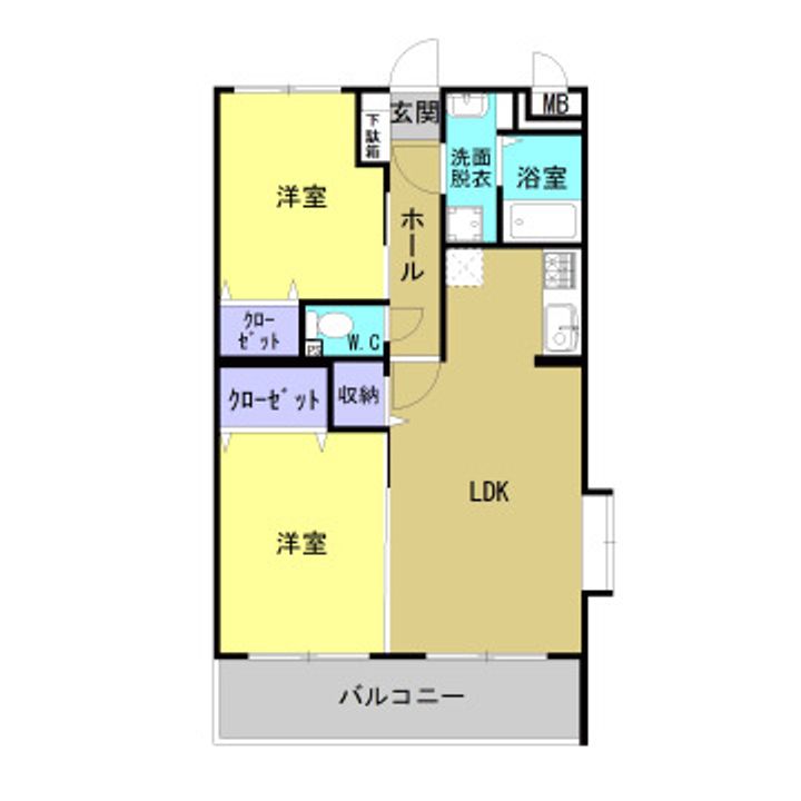 グランテージII3Dの間取り