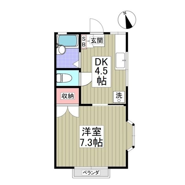 プルミエールAMIの間取り
