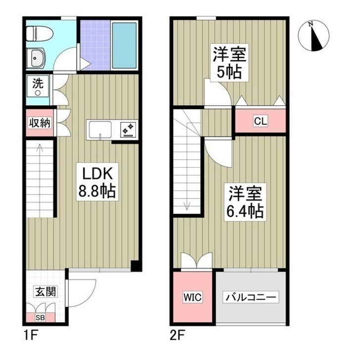 アンジュエールAの間取り