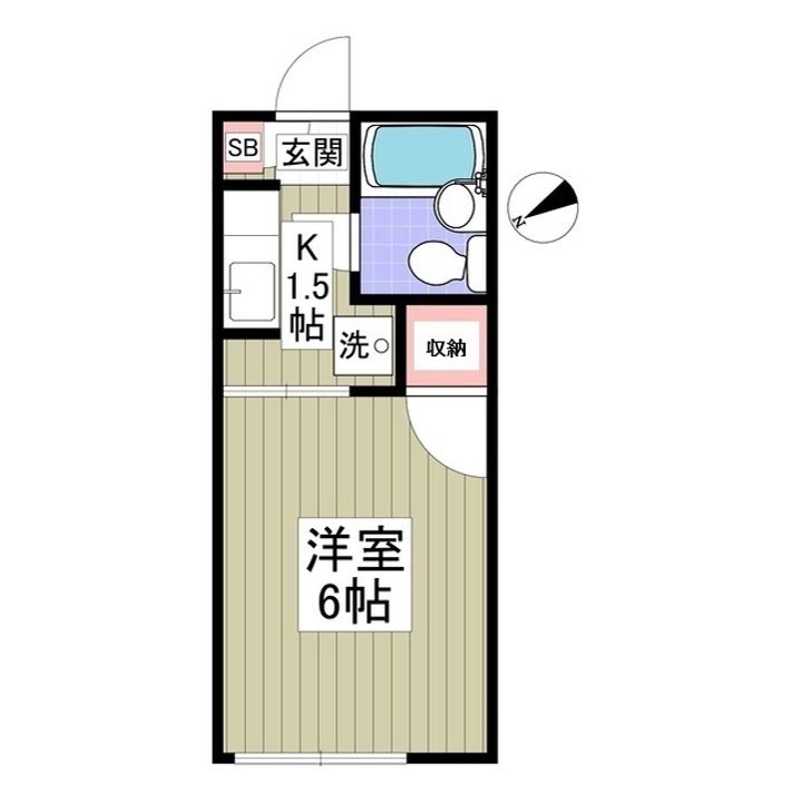 柿の木ヴィレッジⅡの間取り