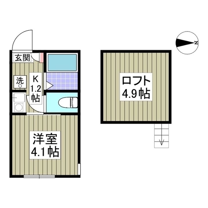 リュミエ妙蓮寺の間取り