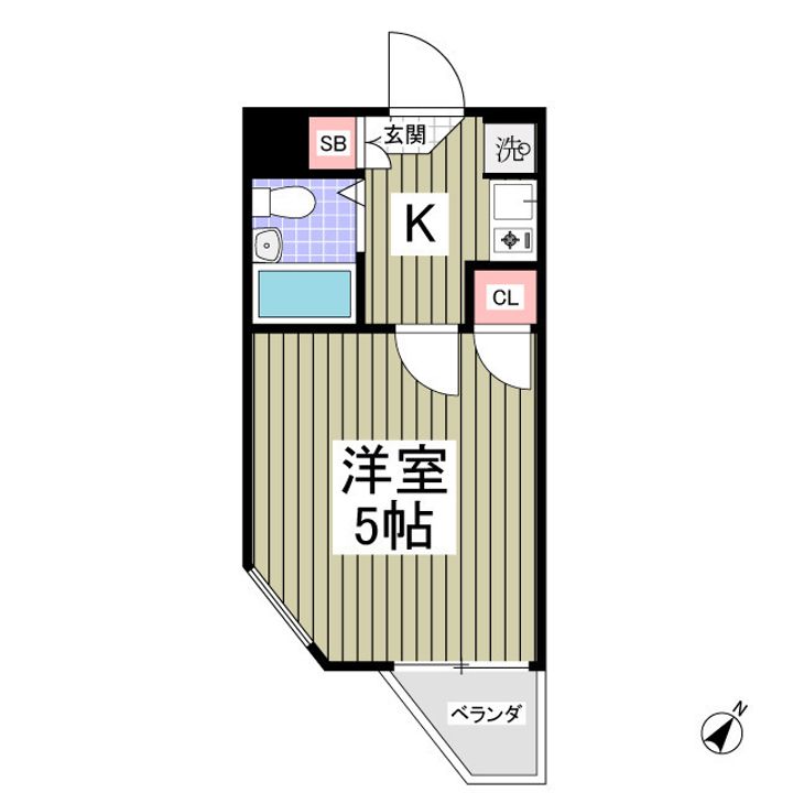 ドミトリー望星402の間取り