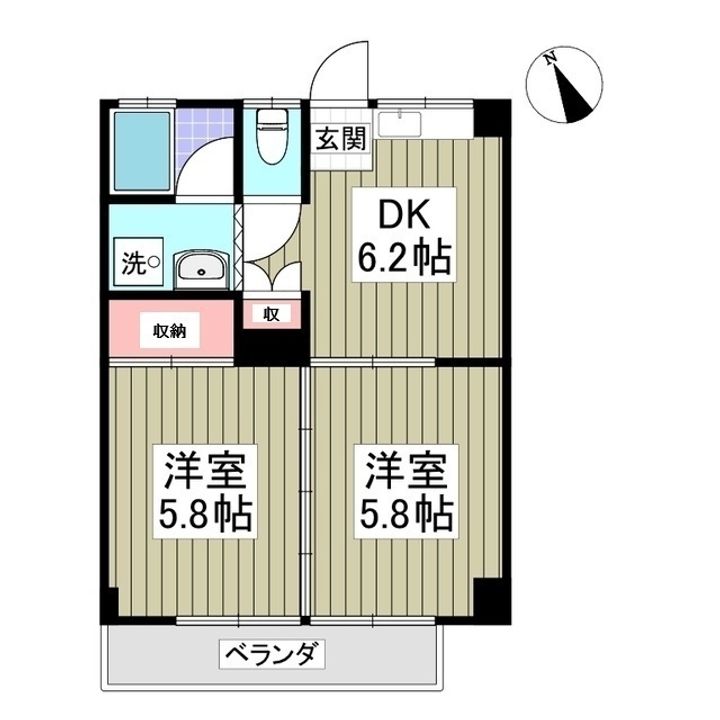 レジデンス・ミユキの間取り