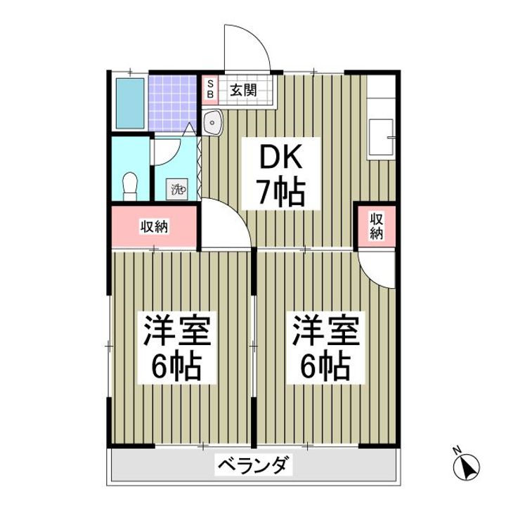 メゾンヴェールの間取り