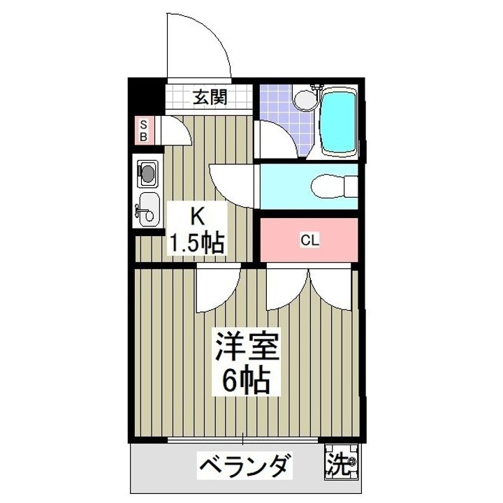 レジデンスTOYOUKE江曽島の間取り