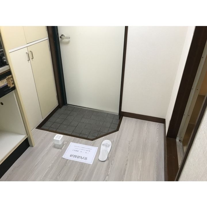 コパーズアプト清新Ⅴの玄関