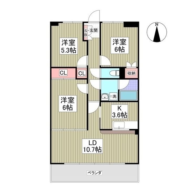 フローラ大塚壱番館の間取り