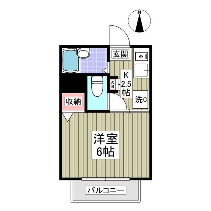 ラフィーネ1の間取り