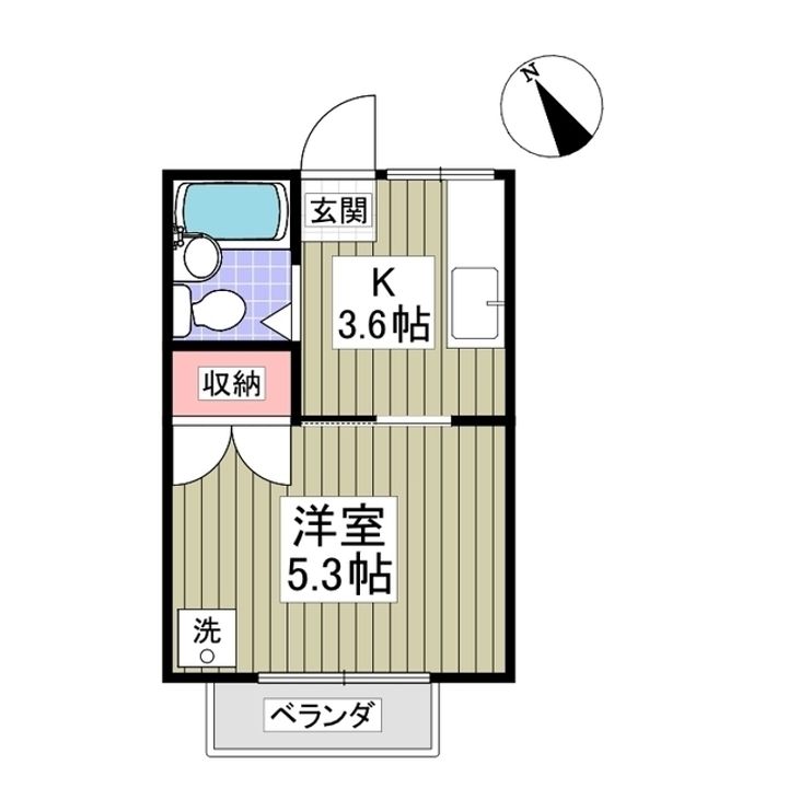 Tハイツ 蕨市の間取り