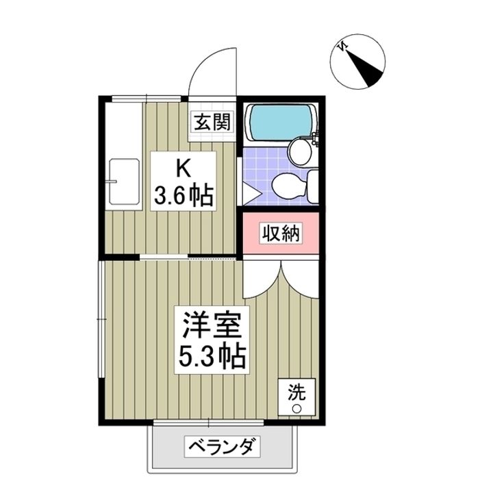 Tハイツ 蕨市の間取り