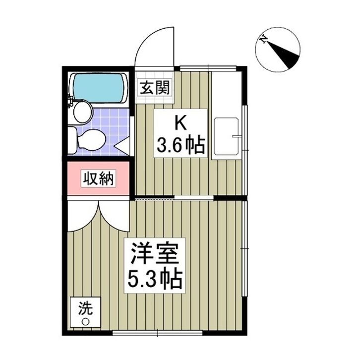 Tハイツ 蕨市の間取り