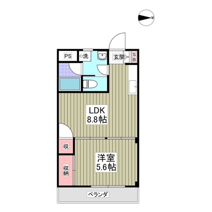 エム・アールコーポ204の間取り