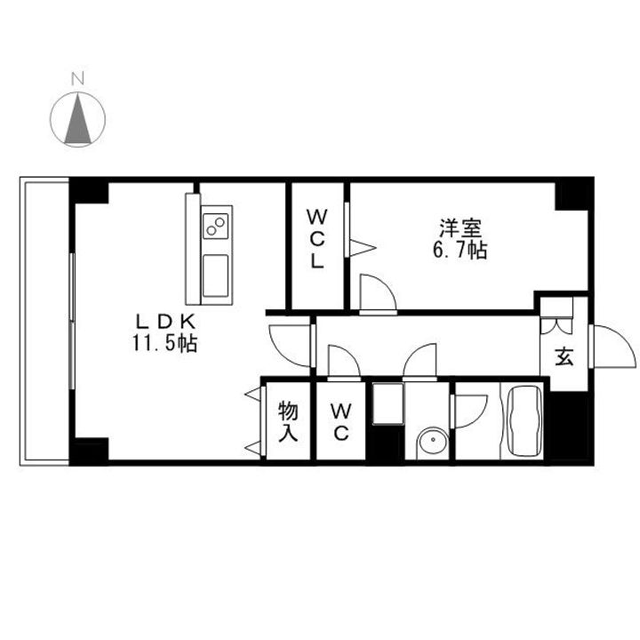 ブリスの間取り