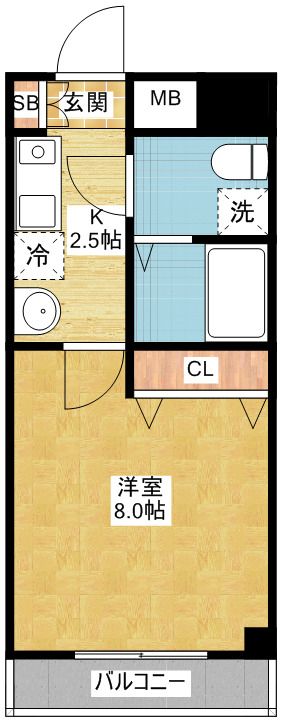 リアライズ今池(旧ニッコーテラス)の間取り