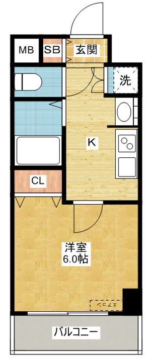 プレサンス新栄リミックス805の間取り