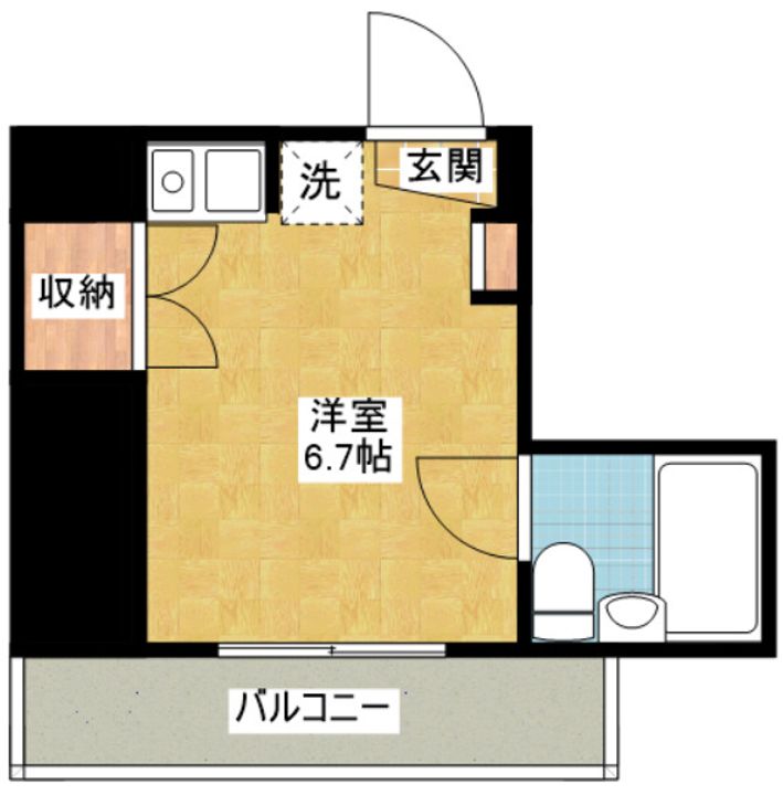 岩井橋ロイヤルハイツの間取り