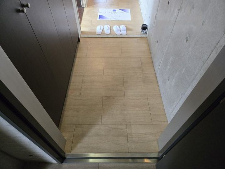 レジディア久屋大通Ⅱ(旧マーレ)の玄関